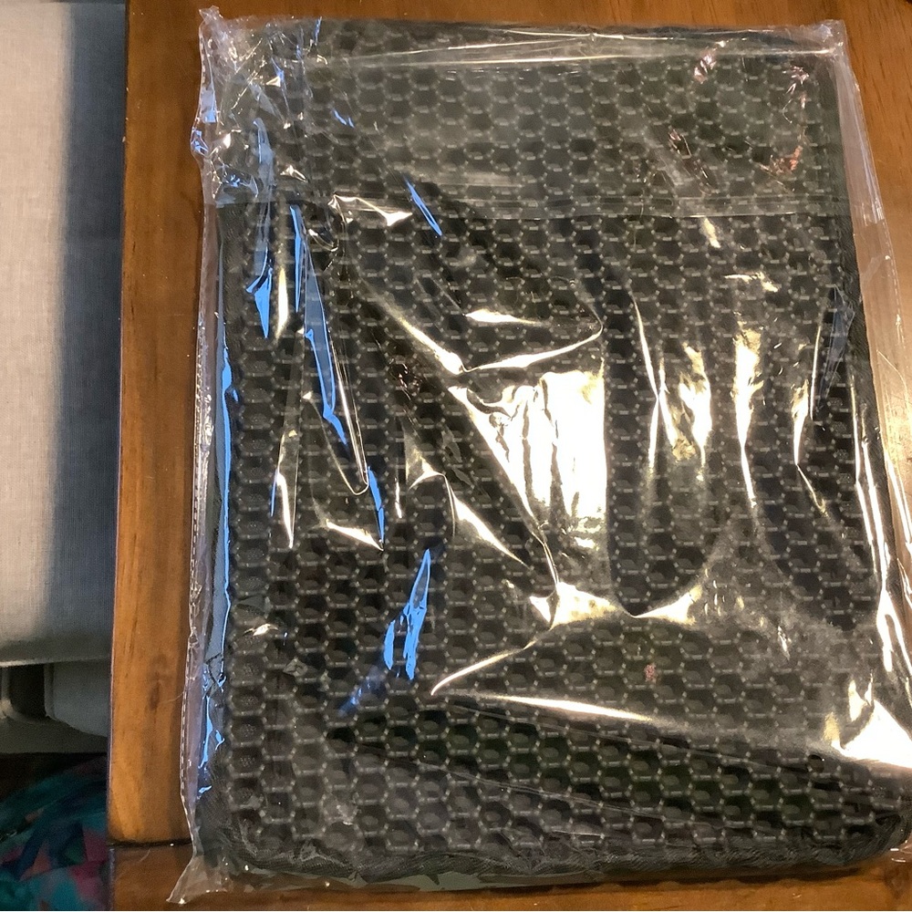 Textured Black Cat Litter Mat